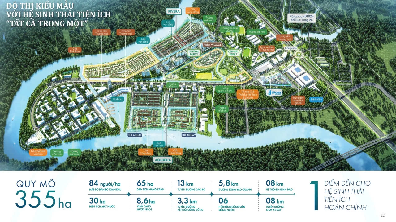 Waterpoint là một trong những đô thị vệ tinh trọng điểm của Thành phố Hồ Chí Minh